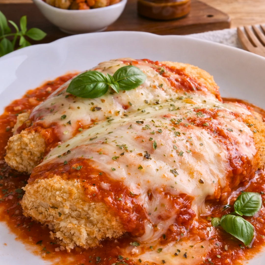 Frango à Parmegiana "Mistura Dupla"