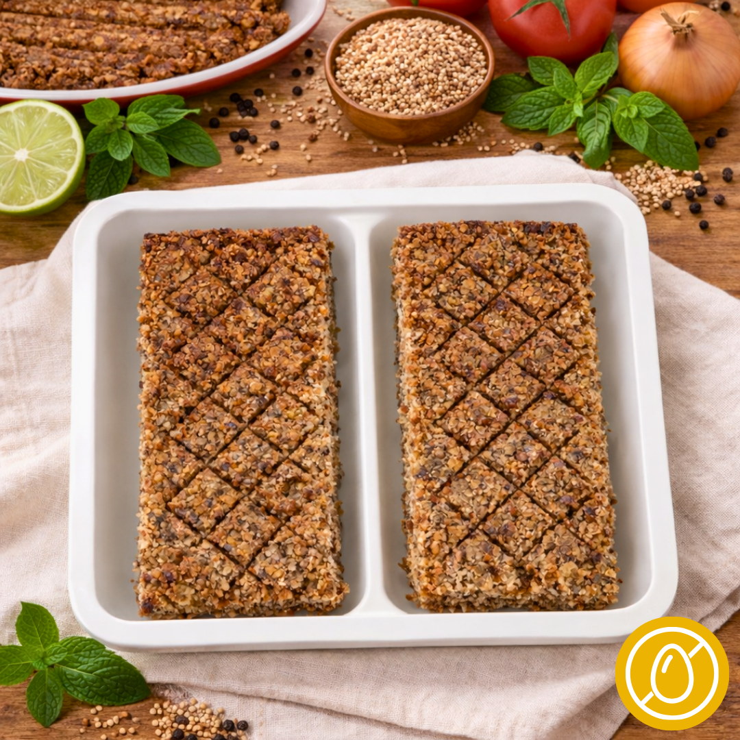 Quibe com Quinoa Assado "Mistura Dupla"