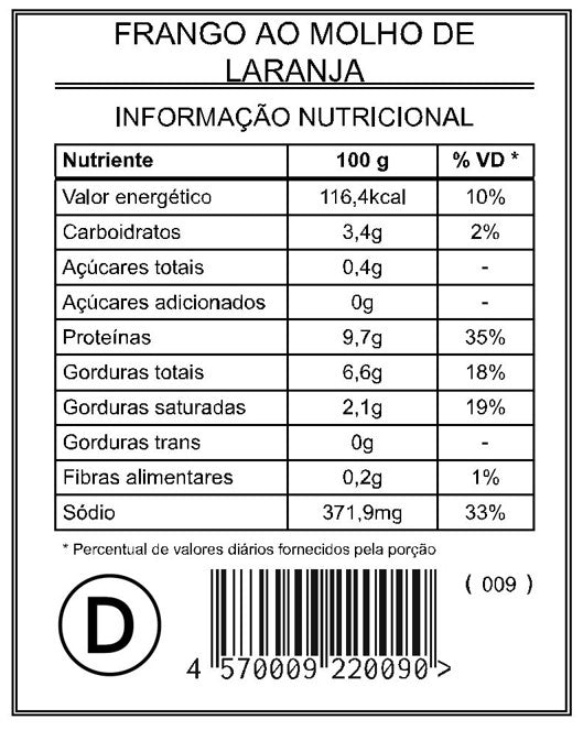 Frango ao Molho de Laranja "Mistura Dupla"