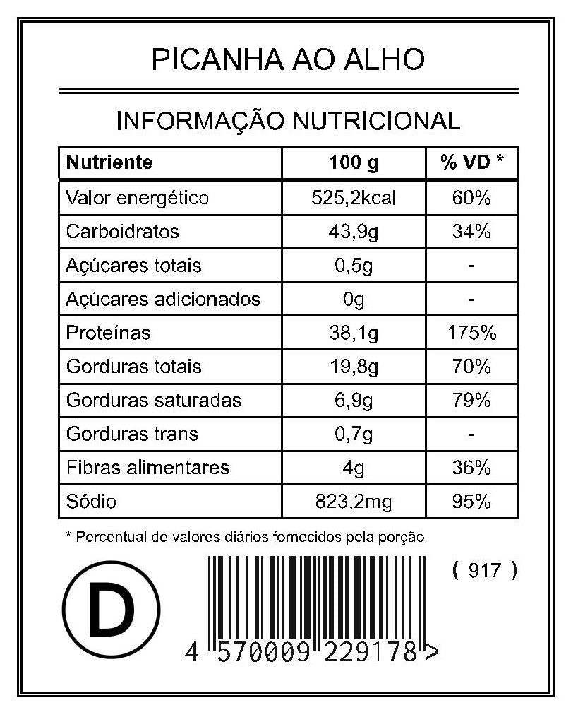 Picanha ao Alho "Mistura Dupla"