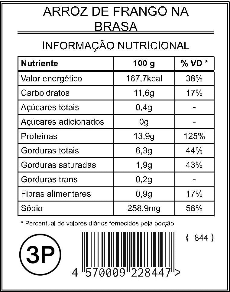 BBQ Chicken Rice (3 servings)