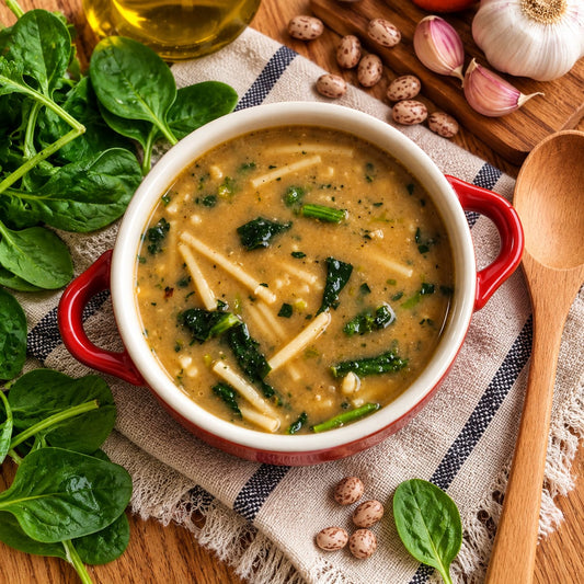 Sopa de Feijão com Espinafre