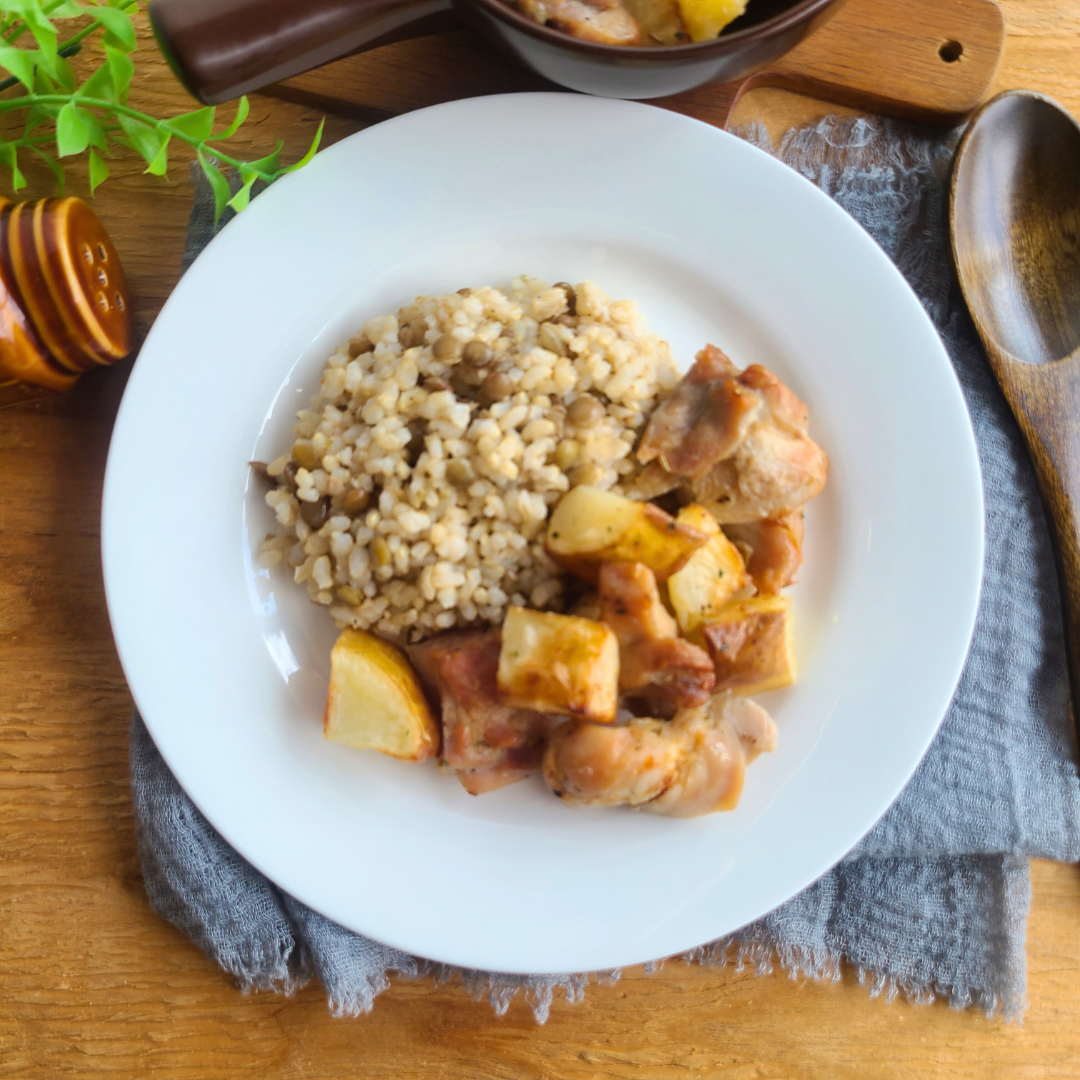 Frango com Batatas ao Forno "S" - Saúde e Sabor