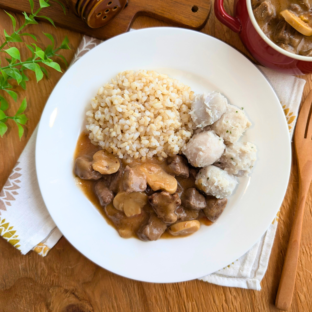 Picadinho de Carne com Champignon "S" - Saúde e Sabor