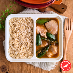 オクラとチキン「S」