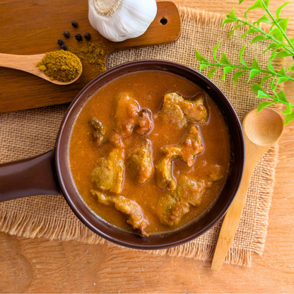 Frango ao Curry com Leite de Coco "Mistura Dupla"