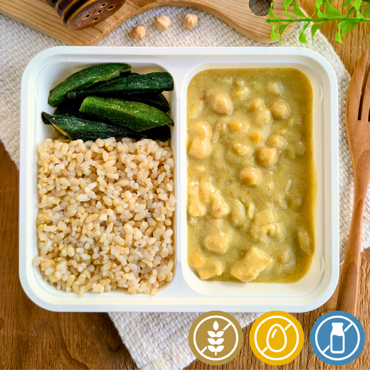 Frango com Grão de Bico ao Curry de Coco "S"