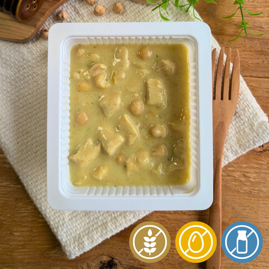 Chicken with Chickpeas in Coconut Curry "Main Dish"