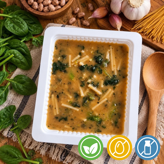 Sopa de Feijão com Espinafre