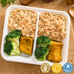 Frango com Brócolis e Kabocha "Mistura Dupla"