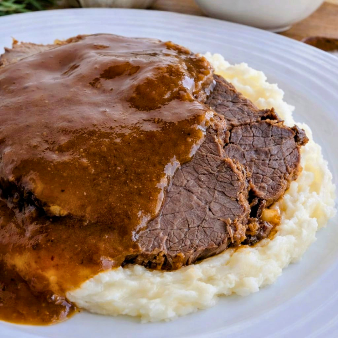 Carne Assada com Purê de Batata "Mistura Unitária"