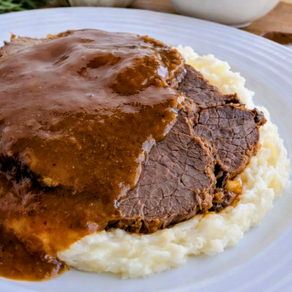 Carne Assada com Purê de Batata "Mistura Unitária"