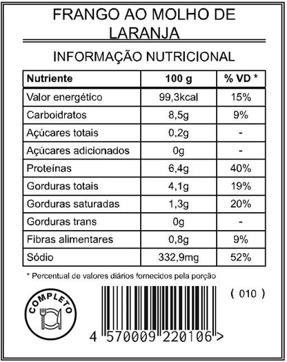 Frango ao Molho de Laranja "C"