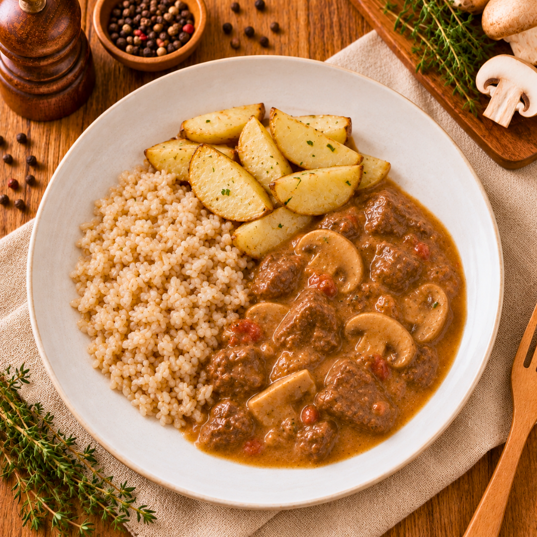 Minced Meat with Mushroom "S"