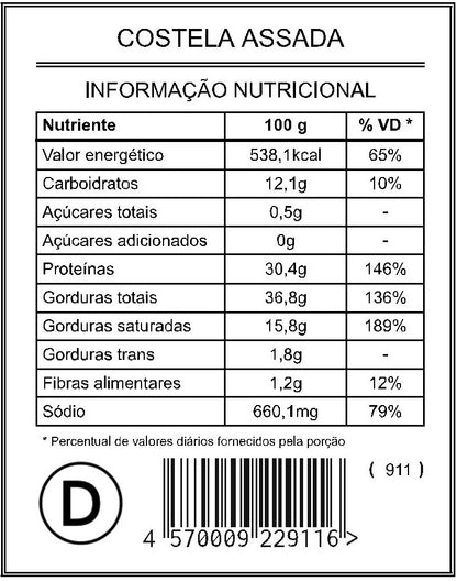 Costela Assada "Mistura Dupla"