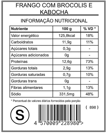 Frango com Brócolis e Kabocha "S"