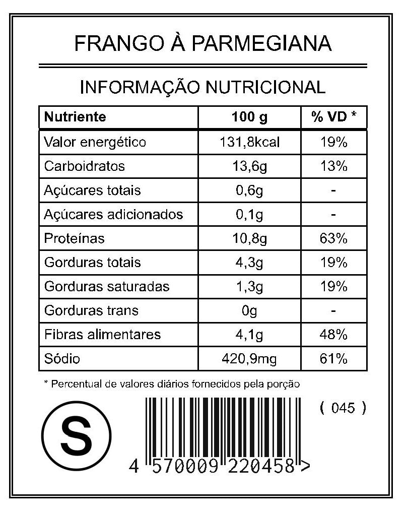 Chicken Parmigiana "S"