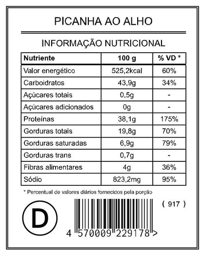 Picanha ao Alho "Mistura Dupla"
