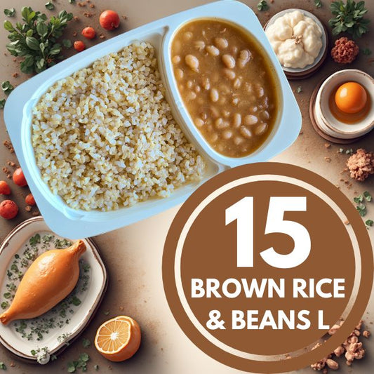 Pacote 15 Arroz Integral + Feijão Carioca L