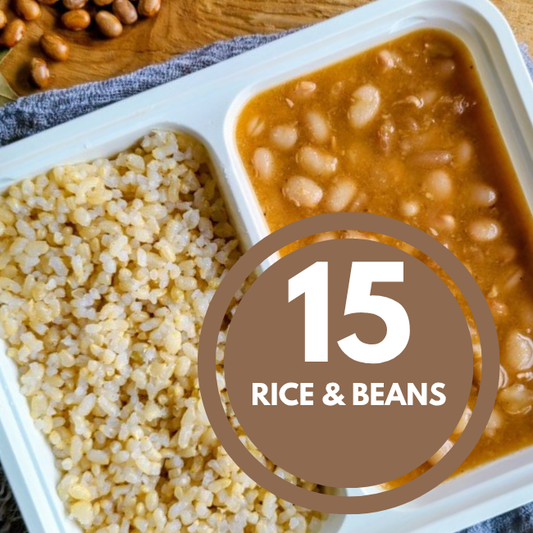 Pacote 15 Arroz Integral + Feijão Carioca "M" (Peso médio 320g)