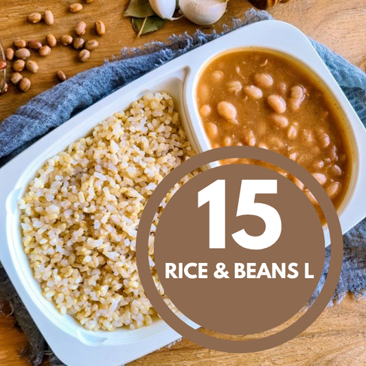 Pacote 15 Arroz Integral + Feijão Carioca L (Peso médio 420g)