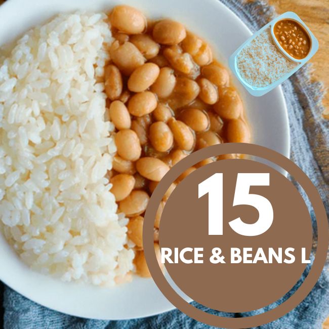 白米+カリオカビーンズ L (15 入パック)