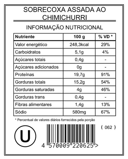 Roasted Chicken Thigh with Chimichurri "Single"
