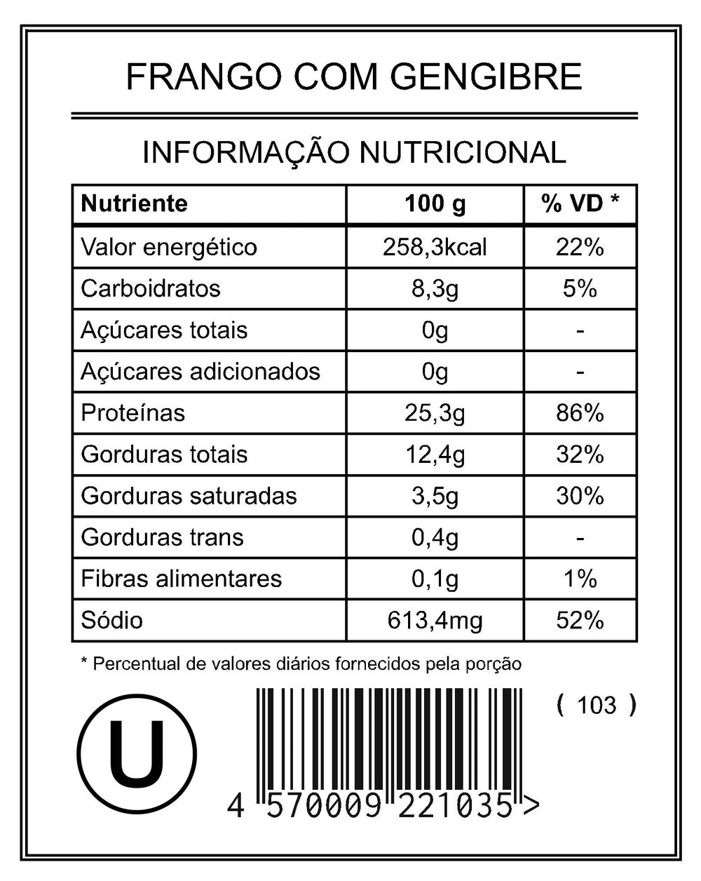 Chicken with Ginger "Main Dish" 