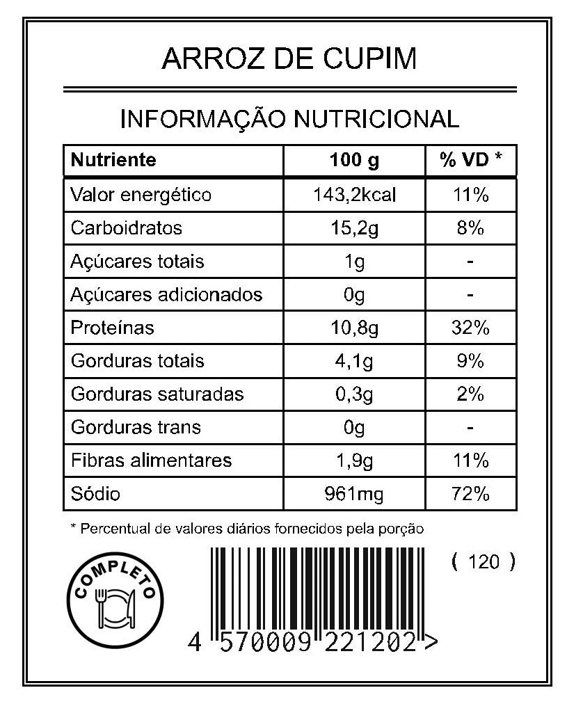 Arroz de Cupim (3 porções)