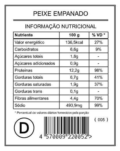 Peixe Empanado "Mistura Dupla"