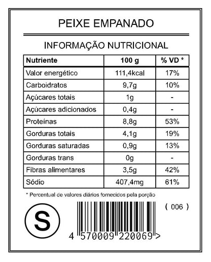 Peixe Empanado "Completo"
