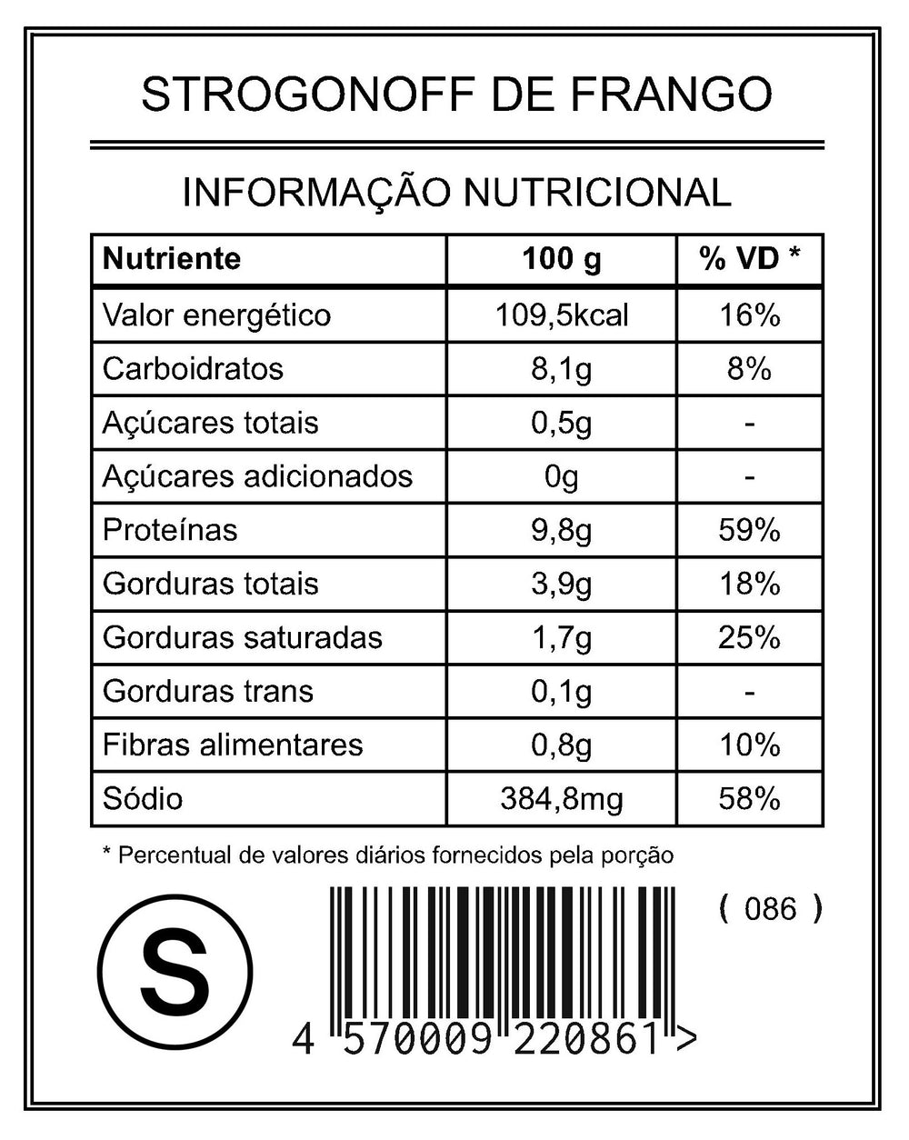 チキンストロガノフ「S」