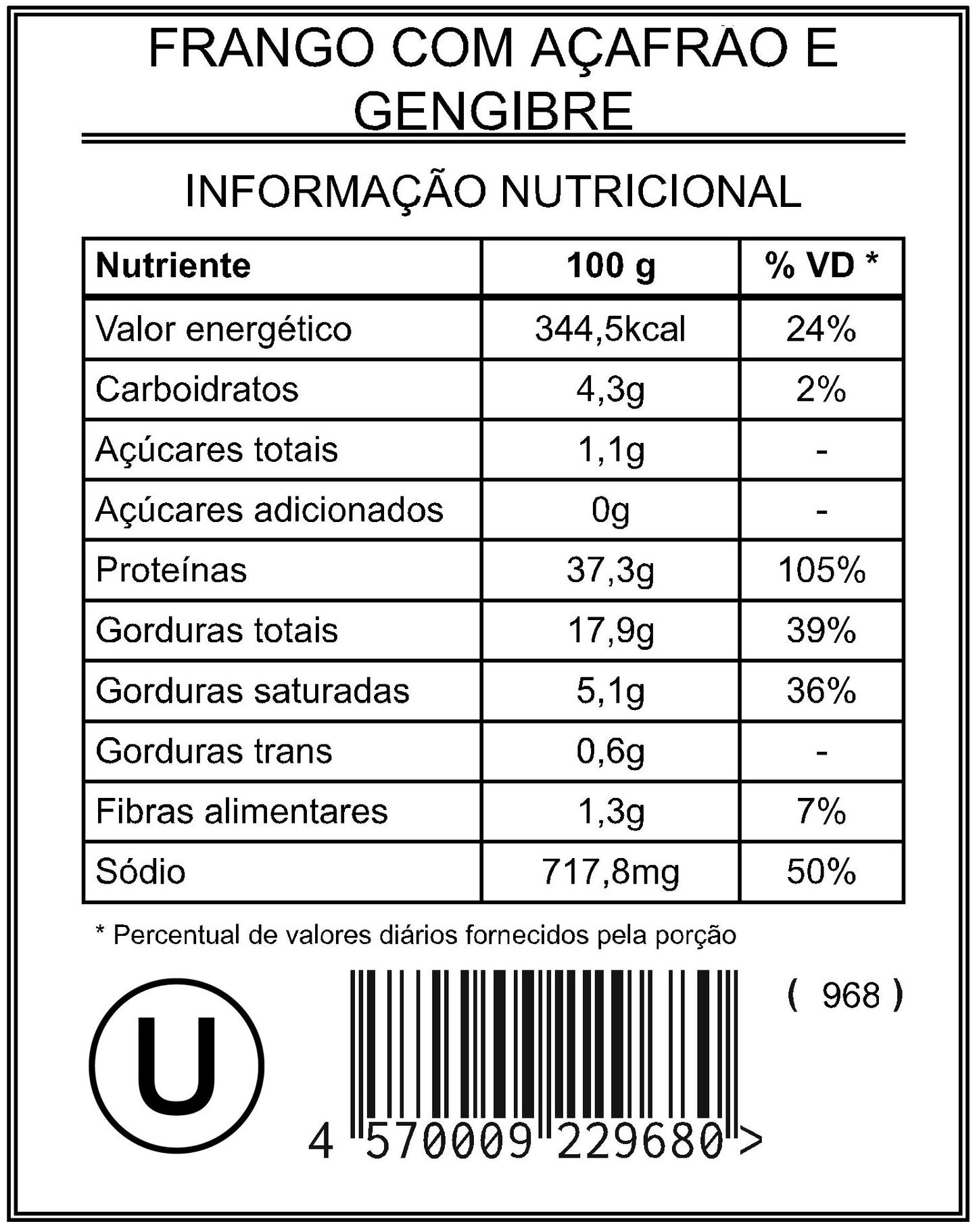 Frango ao Curry com Leite de Coco "S"