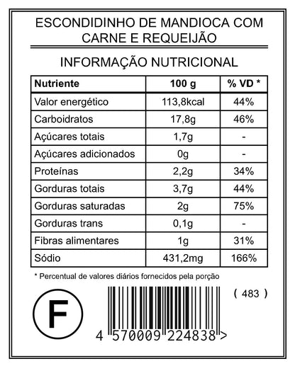 Cassava Puree with Meat and Cottage Cheese “Família”