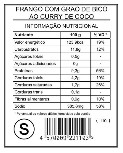 Chicken with Chickpeas in Coconut Curry "S"