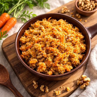 Carrot Farofa with Walnuts (3 Servings) 