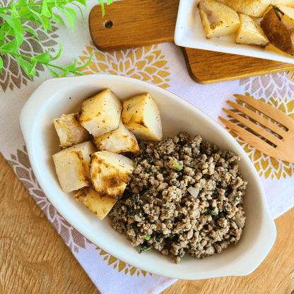 Carne Moída com Batata Assada "L"