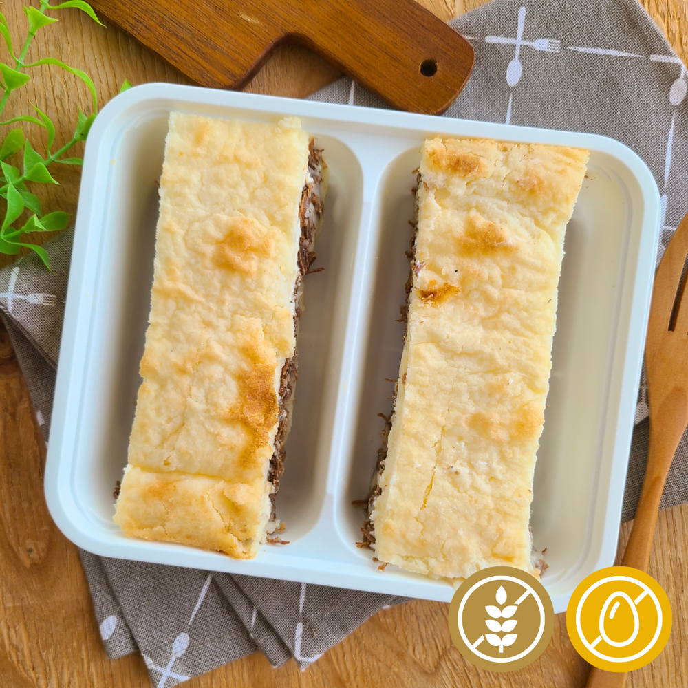 牛肉のエスコンディーニョとカッテージチーズの「ダブル」