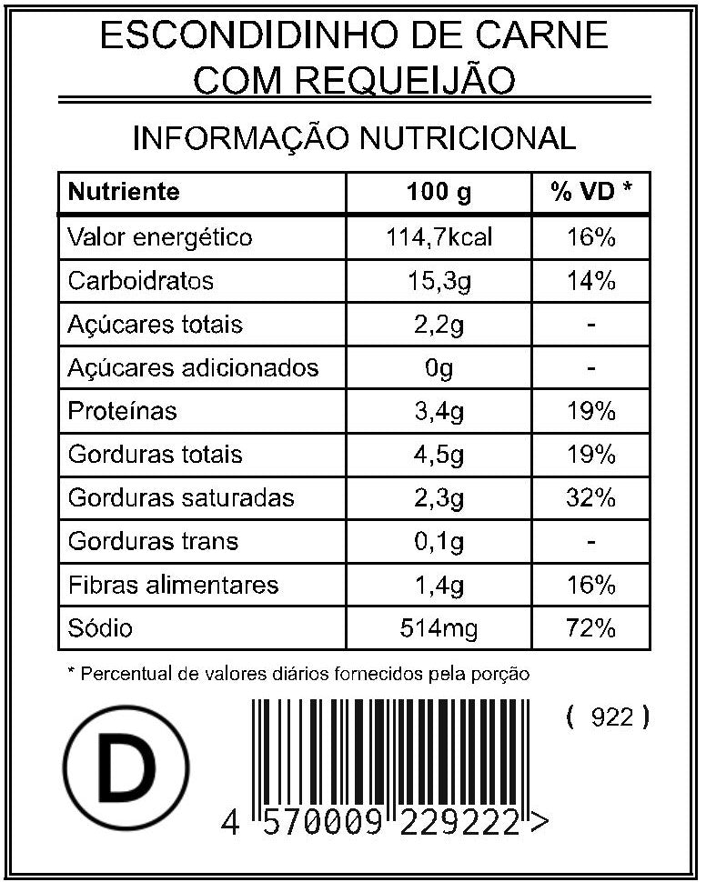 牛肉のエスコンディーニョとカッテージチーズの「ダブル」