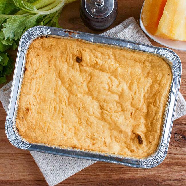 Escondidinho de Mandioca com Carne e Requeijão “Família” - Saúde e Sabor