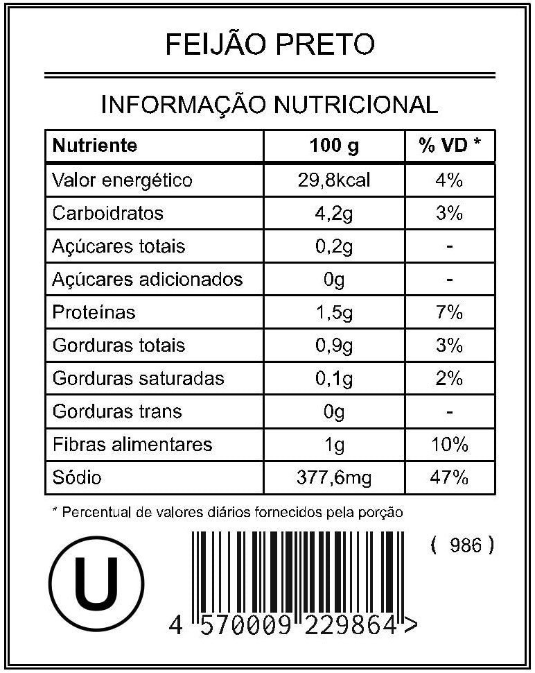 Feijão Preto 250g