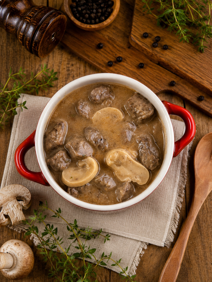 Minced Meat with Mushrooms "Single"