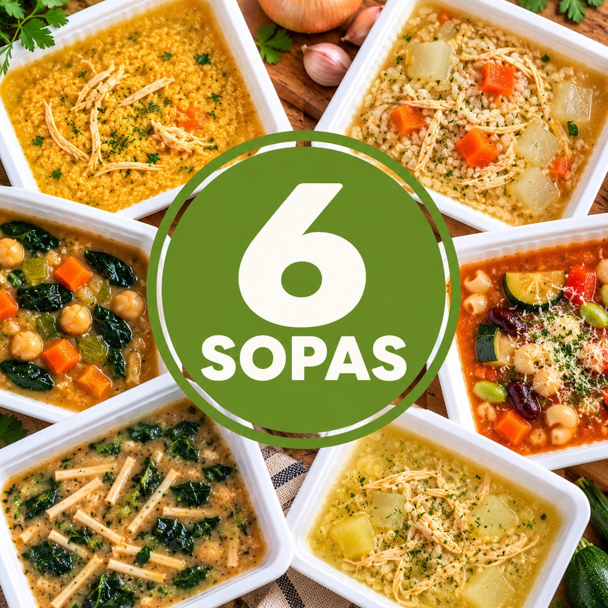 Kit Sopas da Chef — 6 Sabores